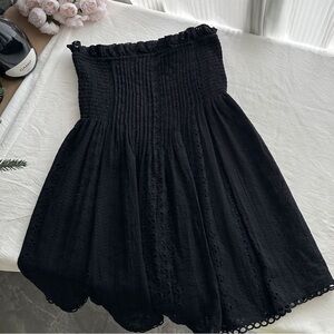 Chic Black A-Line Skirt